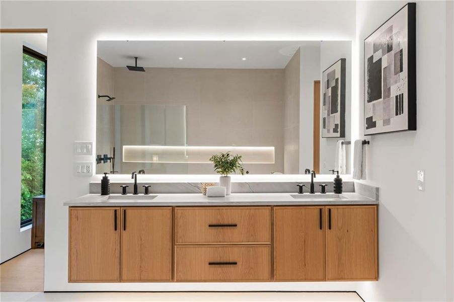 Furnished interior view inside a new home in , Atlanta (Image 39). Furnished interior view inside a new home in , Atlanta (Image 39).