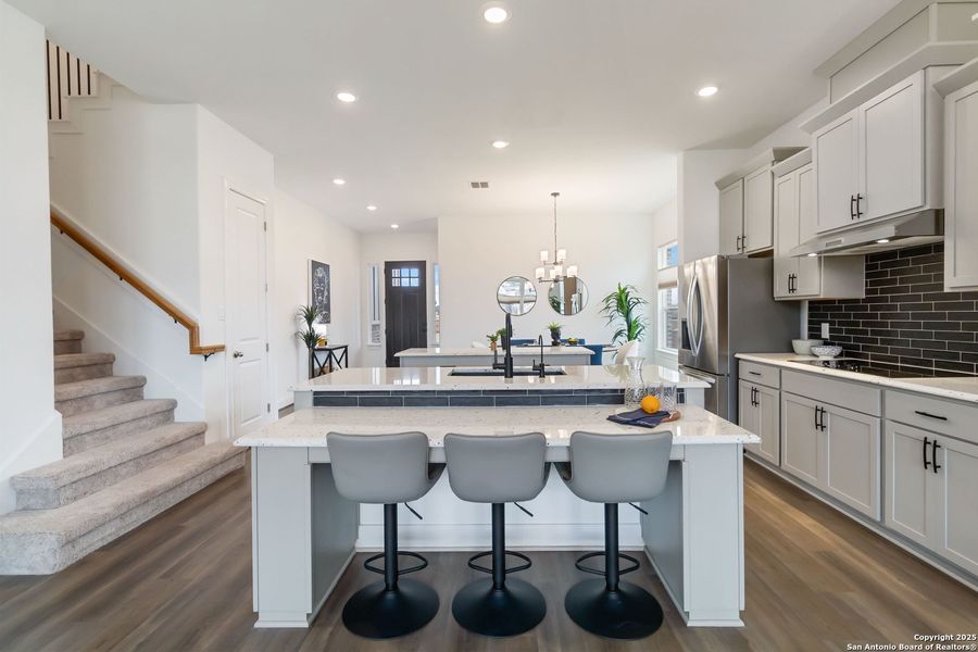 Furnished interior view inside a new home in Woodbridge Farms, La Vernia (Image 9).