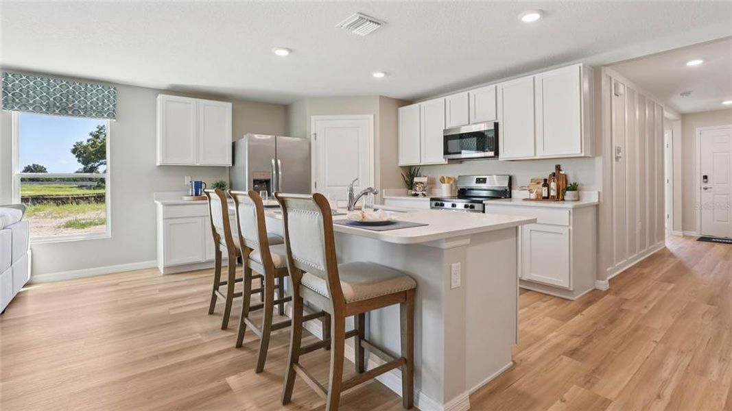 Furnished interior view inside a new home in McGinley Landing, Ocala (Image 19). Furnished interior view inside a new home in McGinley Landing, Ocala (Image 19).