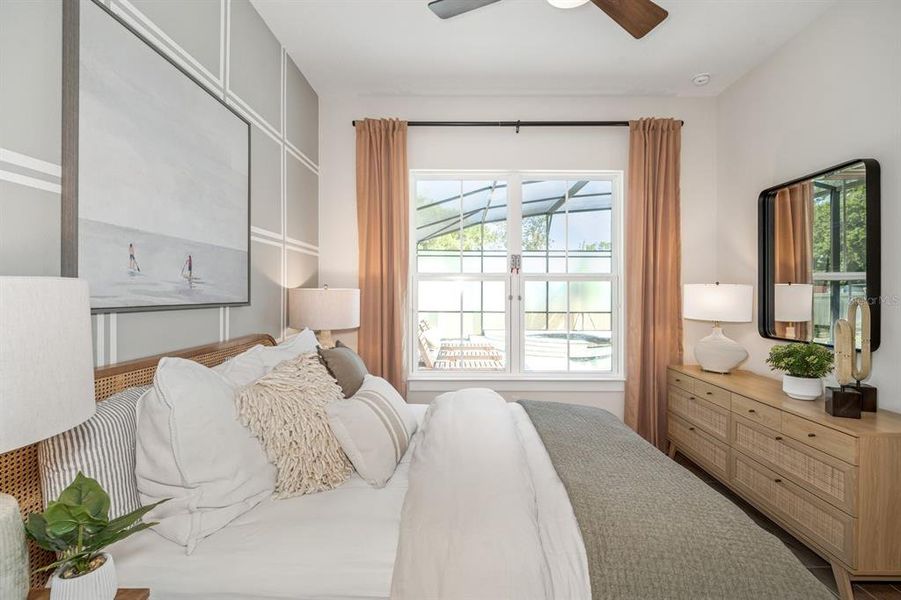 Furnished interior view inside a new home in Eden Preserve, Altamonte Springs (Image 21).