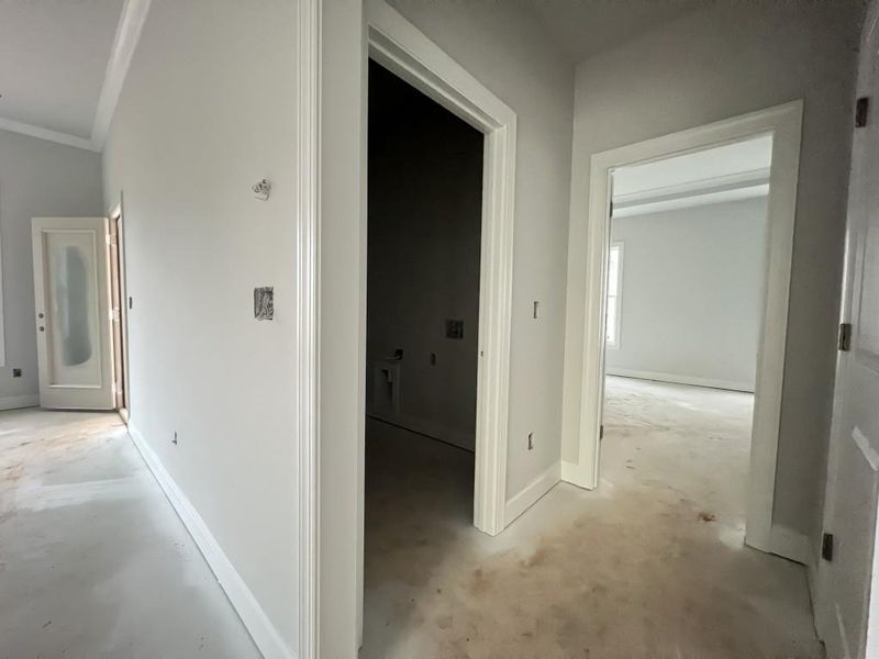 In-progress construction of a new home in Hemingway, Flowery Branch, GA (Image 19).
