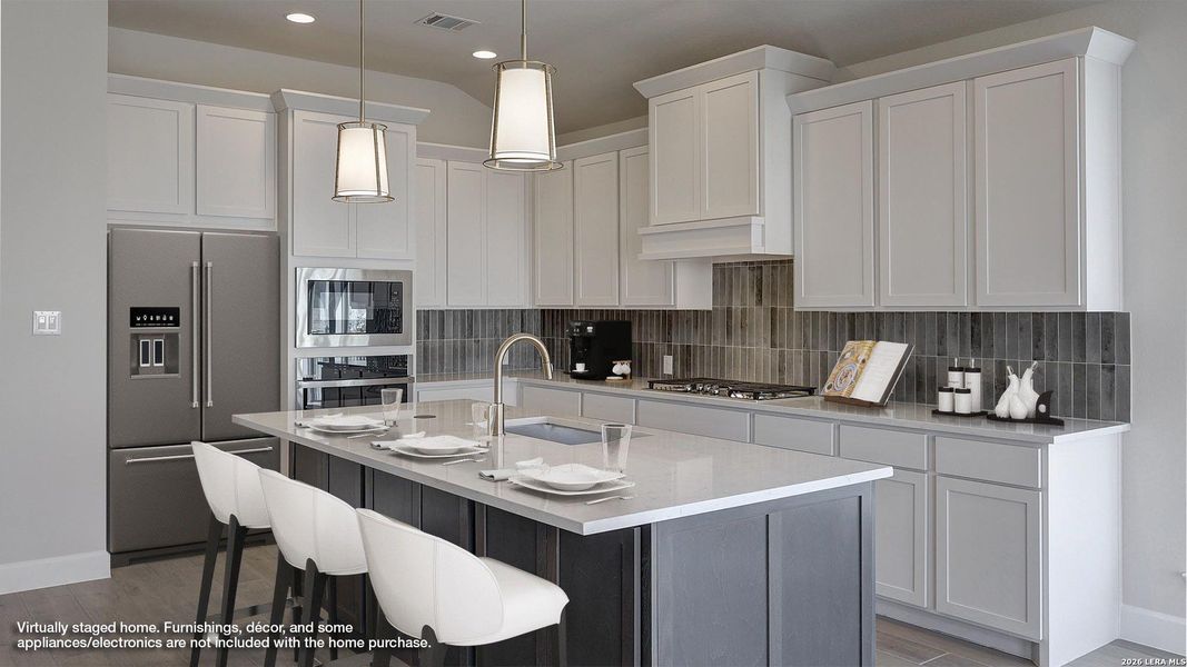 Furnished interior view inside a new home in Esperanza, Boerne (Image 6).