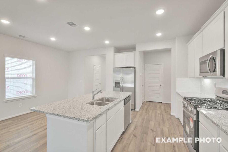Representative furnished interior of a home built from the The Brazos F by Davidson Homes LLC in Liberty Estates, Cleveland (Image 9).