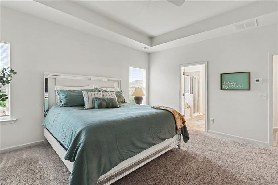 Furnished interior view inside a new home in , Cartersville (Image 8).