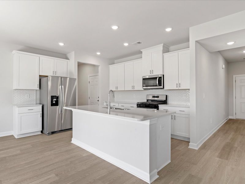 Furnished interior view inside a new home in Collier Ridge, Moore (Image 6).