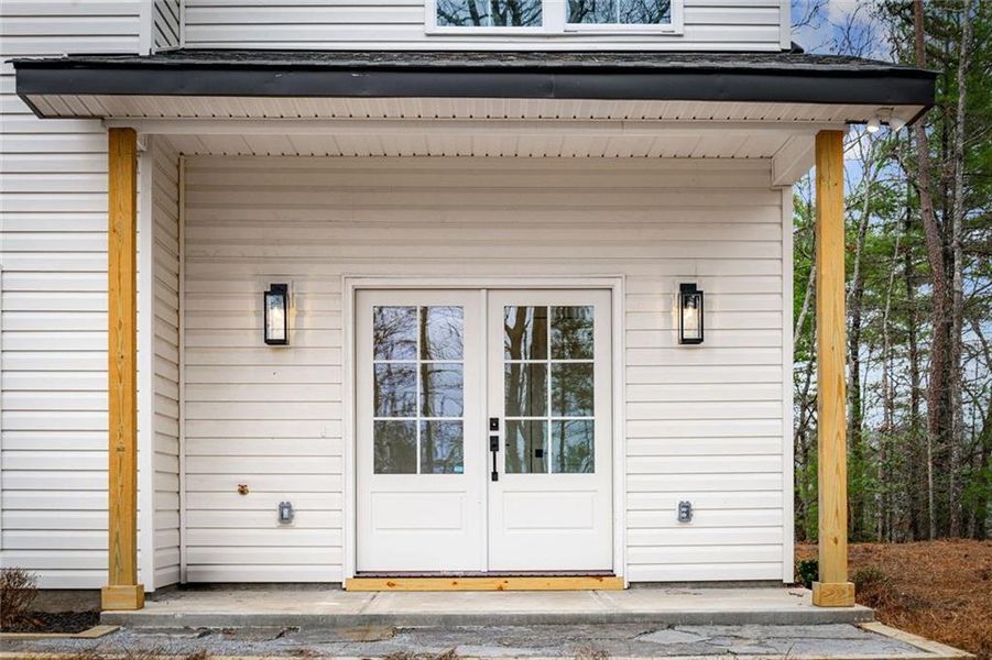 Exterior details and patio area of a home in , Morganton (Image 28).