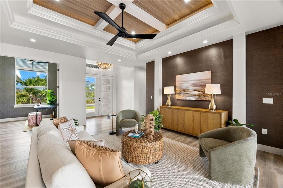 Furnished interior view inside a new home in , Port Charlotte (Image 37).