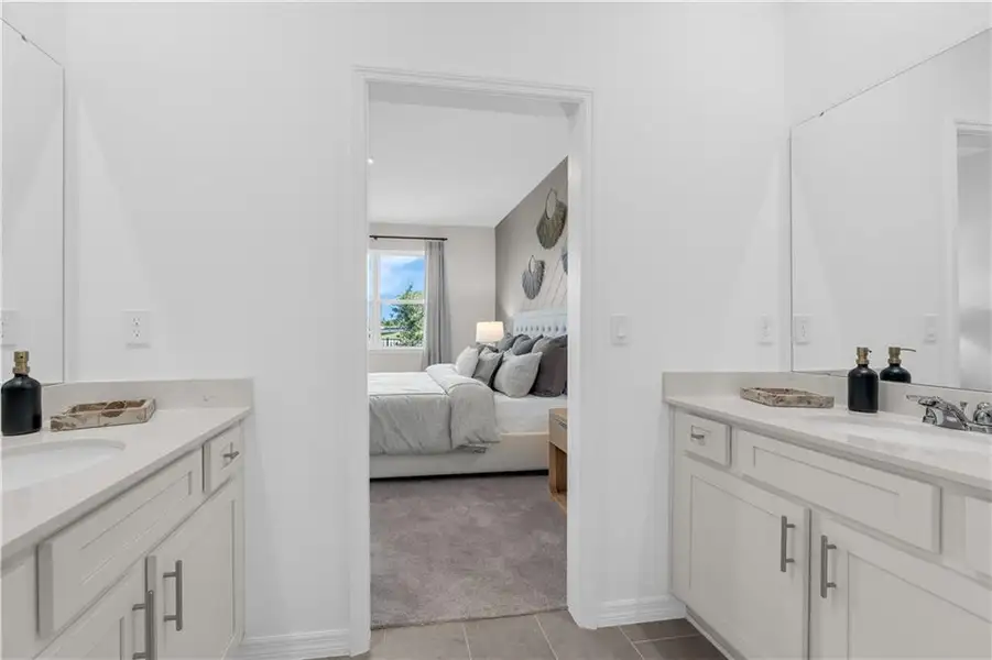 Furnished interior view inside a new home in River Oaks, Locust Grove (Image 19).