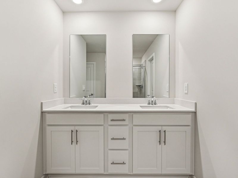 Furnished interior view inside a new home in Harmony Manor, Fairburn (Image 10).