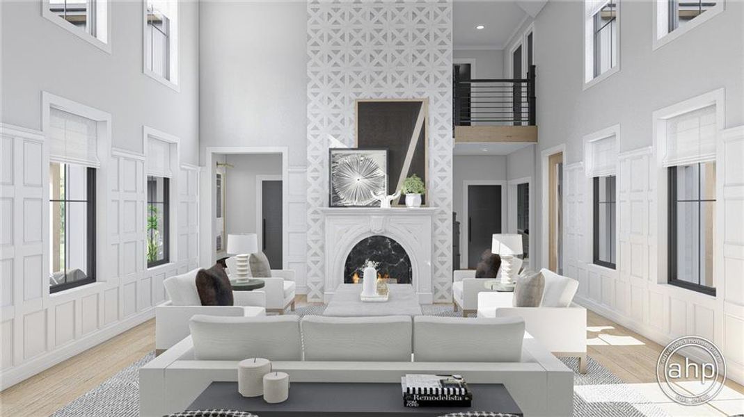 Furnished interior view inside a new home in , Ball Ground (Image 10).