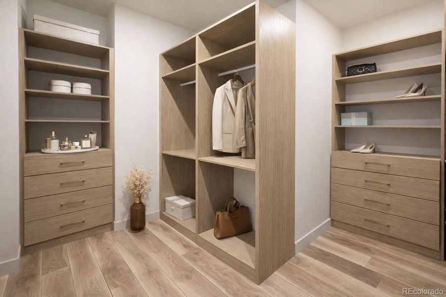 Furnished interior view inside a new home in , Keenesburg (Image 17).