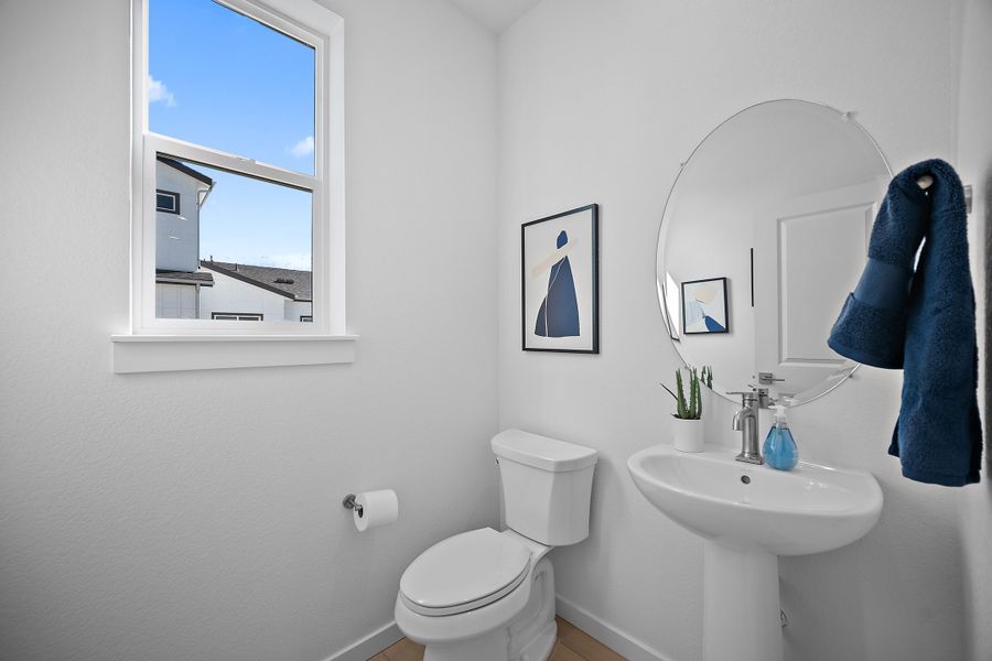Furnished interior view inside a new home in The Commons at Victory Ridge, Colorado Springs (Image 16).