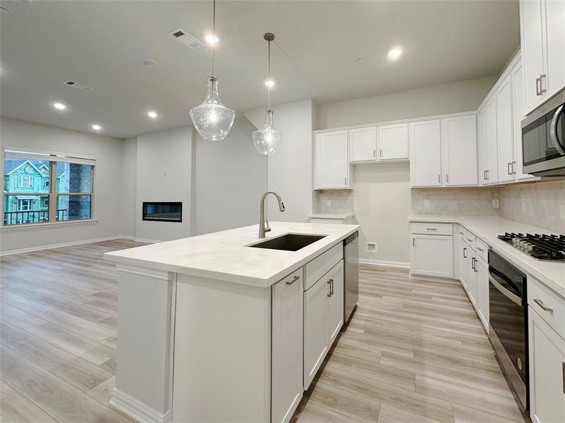 Furnished interior view inside a new home in , Frisco (Image 14). Furnished interior view inside a new home in , Frisco (Image 14).