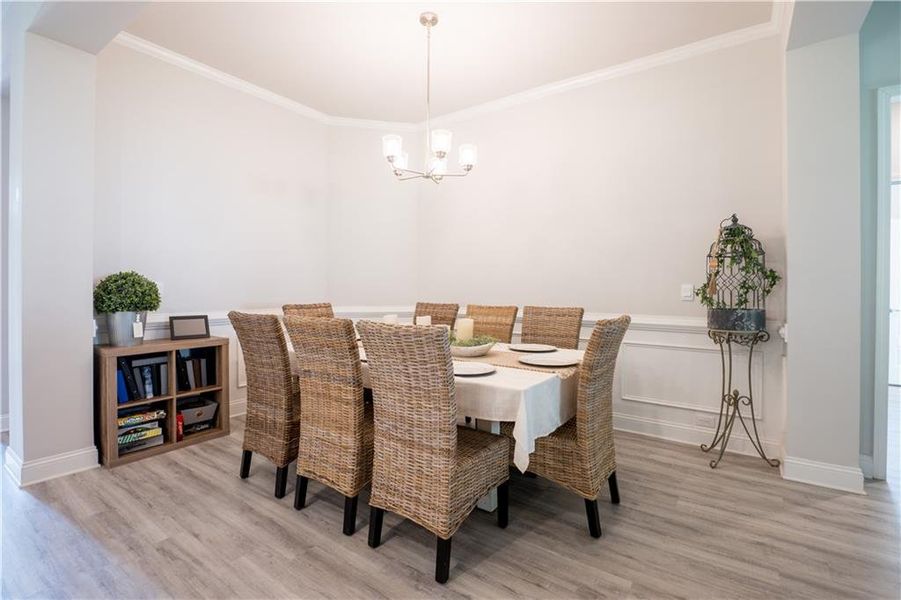 Furnished interior view inside a new home in , Maysville (Image 11).