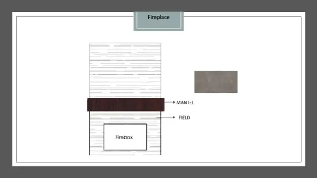 Sample of building materials used in homes in Rio Vista at Kelly Ranch, Aledo (Image 36).