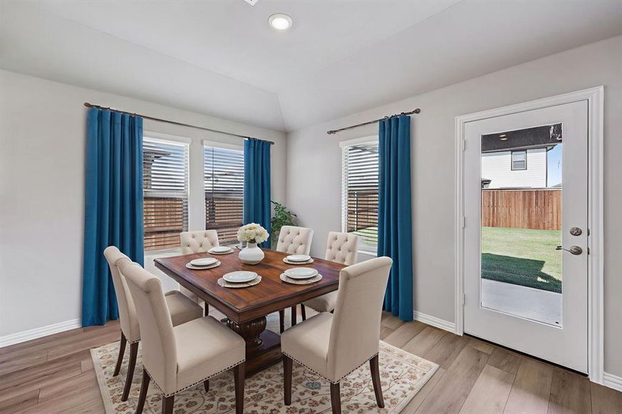 Furnished interior view inside a new home in Lakehaven - Signature Series, Farmersville (Image 7).