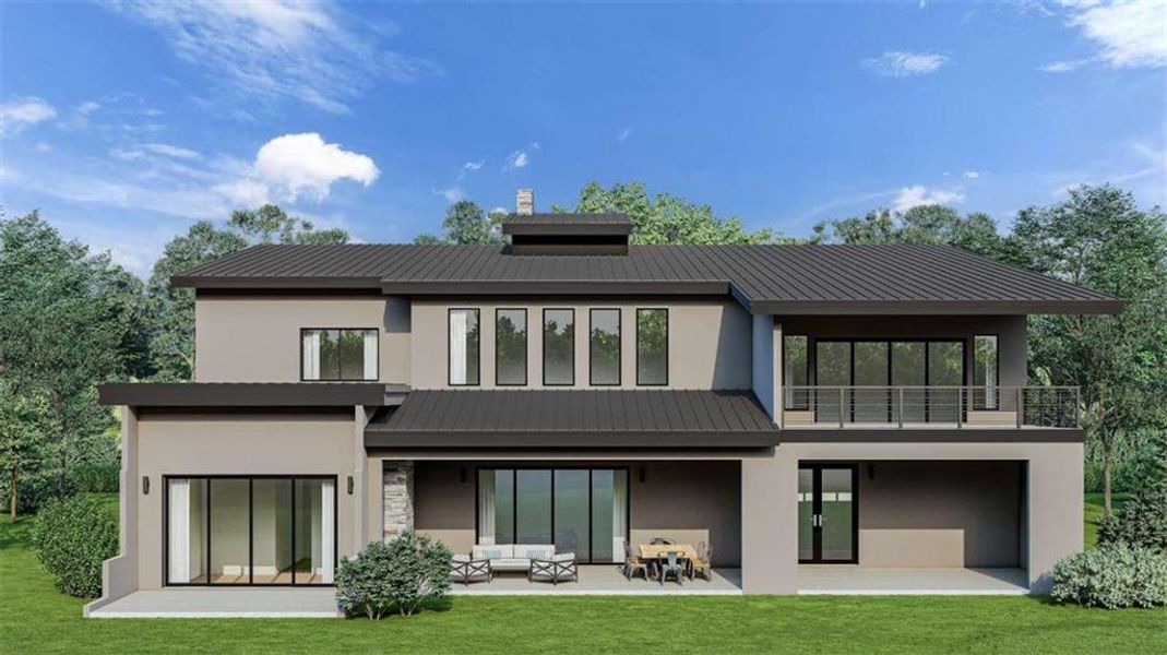 Front exterior of a new home in , McDonough, GA, highlighting curb appeal (Image 2).