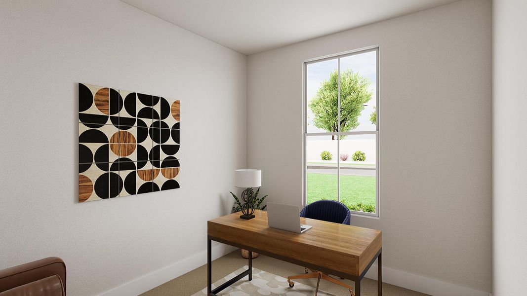 Representative furnished interior of a home built from the Aspen by Tri Pointe Homes in Enclave At Canyon Ranch, Corinth (Image 7).