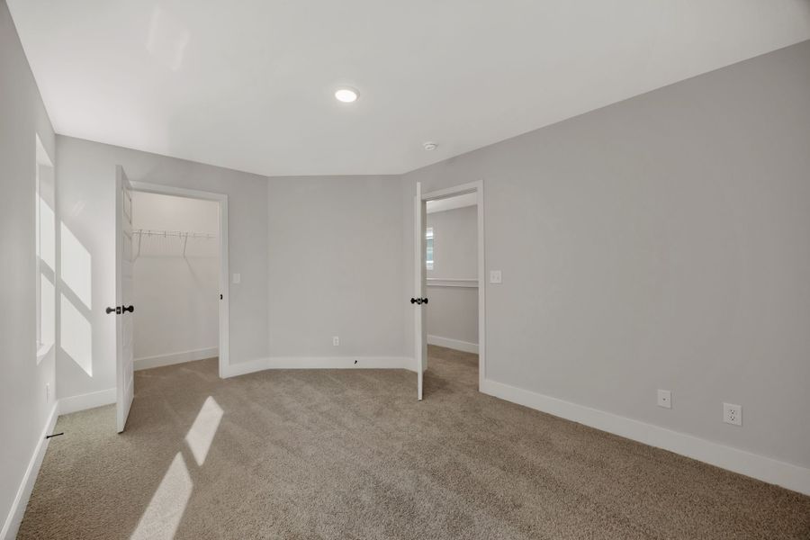 Representative unfurnished interior of a home built from the Gayle by Parkside Builders in The Parks of Mill Town, Chattanooga (Image 28). Representative unfurnished interior of a home built from the Gayle by Parkside Builders in The Parks of Mill Town, Chattanooga (Image 28).