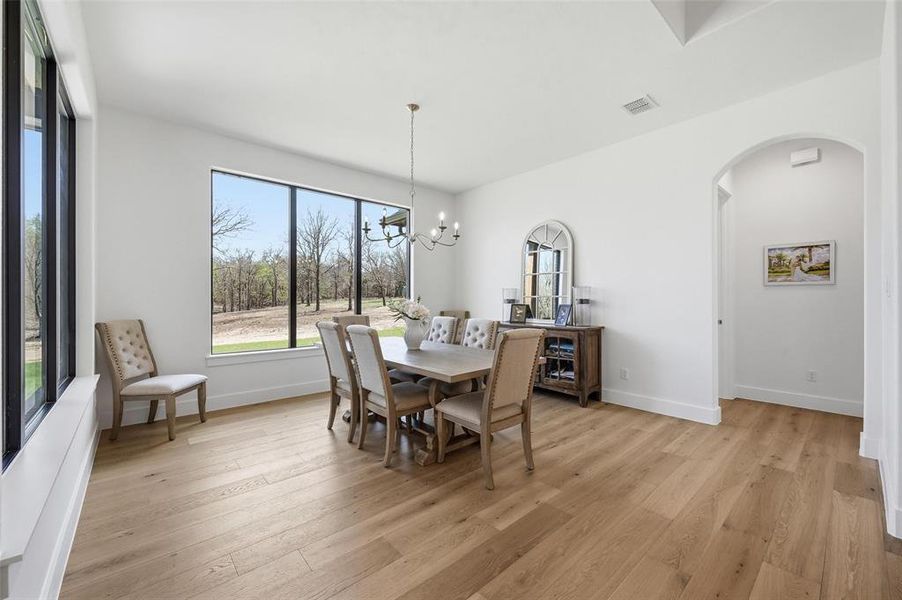 Furnished interior view inside a new home in , Weatherford (Image 35).