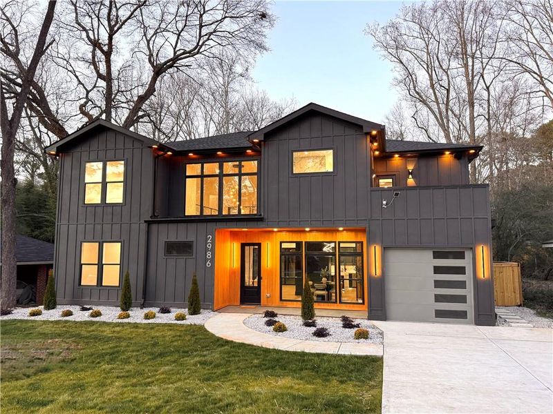 Front exterior of a new home in , Decatur, GA, highlighting curb appeal (Image 29).