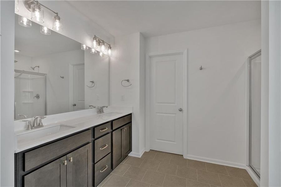 Furnished interior view inside a new home in The Overlook at Factory Shoals, Mableton (Image 7).