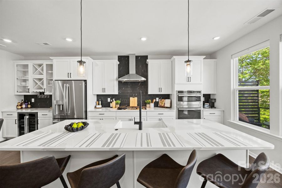 Furnished interior view inside a new home in Parkside Commons, Davidson (Image 7).