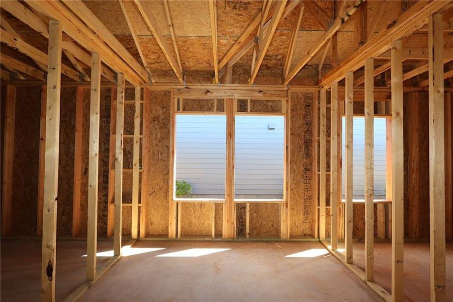 In-progress construction of a new home in Maple Grove at Towne Lake, Woodstock, GA (Image 7).