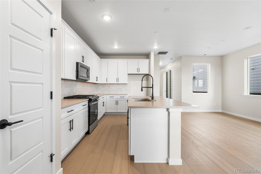 Furnished interior view inside a new home in Barefoot Village, Longmont (Image 4).