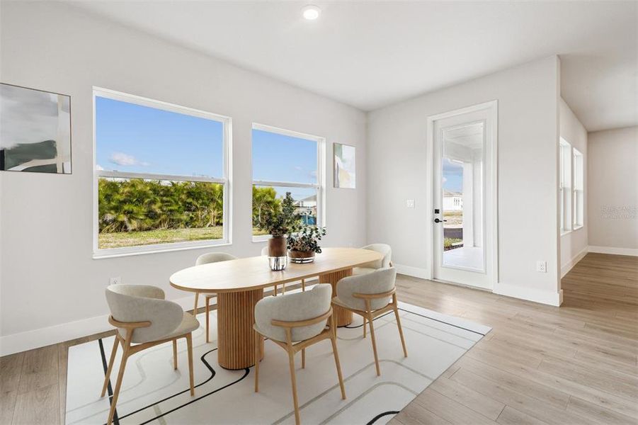 Furnished interior view inside a new home in Waterset Tradition Series, Apollo Beach (Image 13).