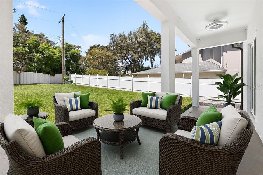 Exterior details and patio area of a home in , Temple Terrace (Image 35). Exterior details and patio area of a home in , Temple Terrace (Image 35).