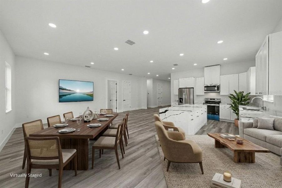 Furnished interior view inside a new home in , St. Petersburg (Image 19).