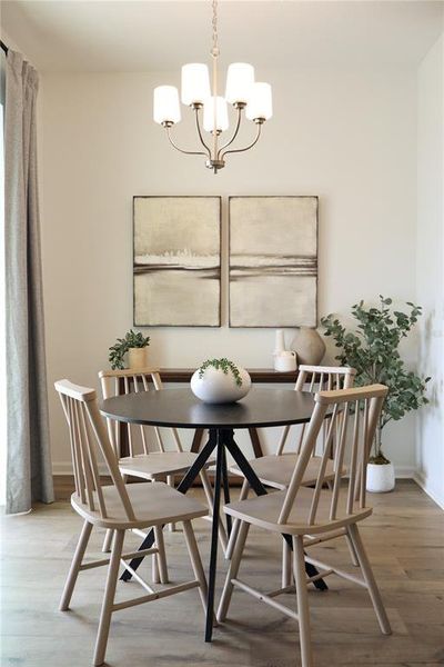 Furnished interior view inside a new home in , Okahumpka (Image 5).
