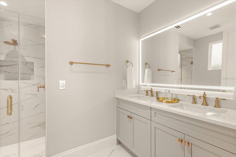 Furnished interior view inside a new home in , Orlando (Image 14).