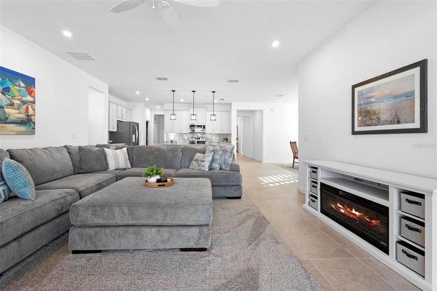 Furnished interior view inside a new home in Addison Landing, Deland (Image 39).