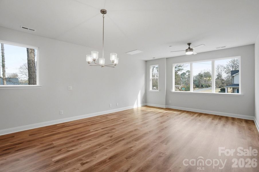 Spacious, unfurnished interior of a new home in , Charlotte (Image 31). Spacious, unfurnished interior of a new home in , Charlotte (Image 31).