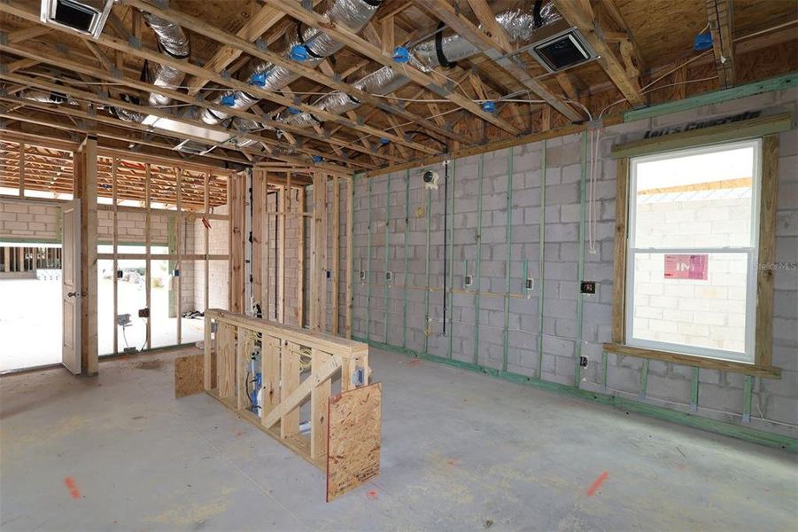 In-progress construction of a new home in Lake Star at Ovation, Winter Garden, FL (Image 12).