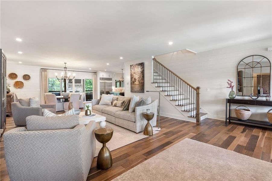 Furnished interior view inside a new home in , Canton (Image 12).
