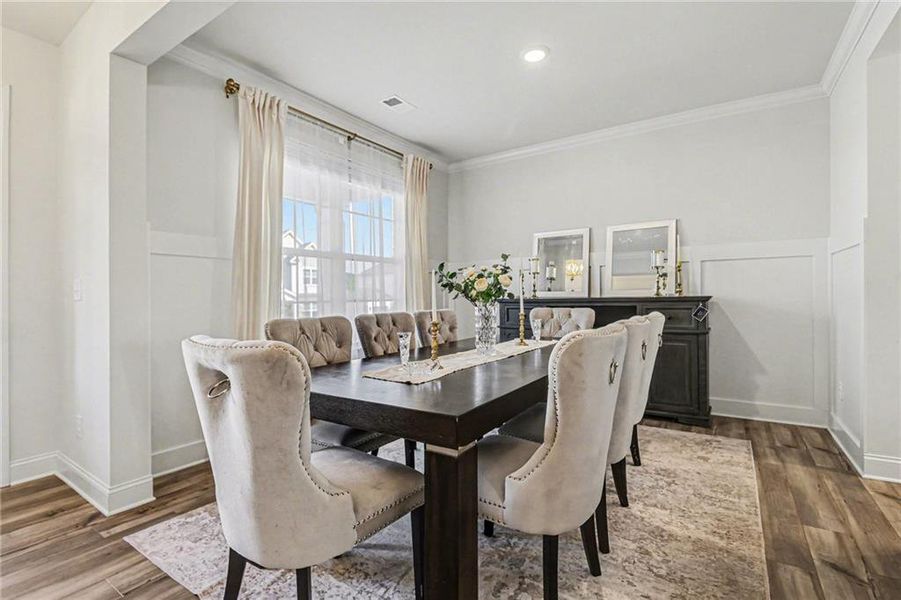 Furnished interior view inside a new home in Carmichael Farms, Canton (Image 7).