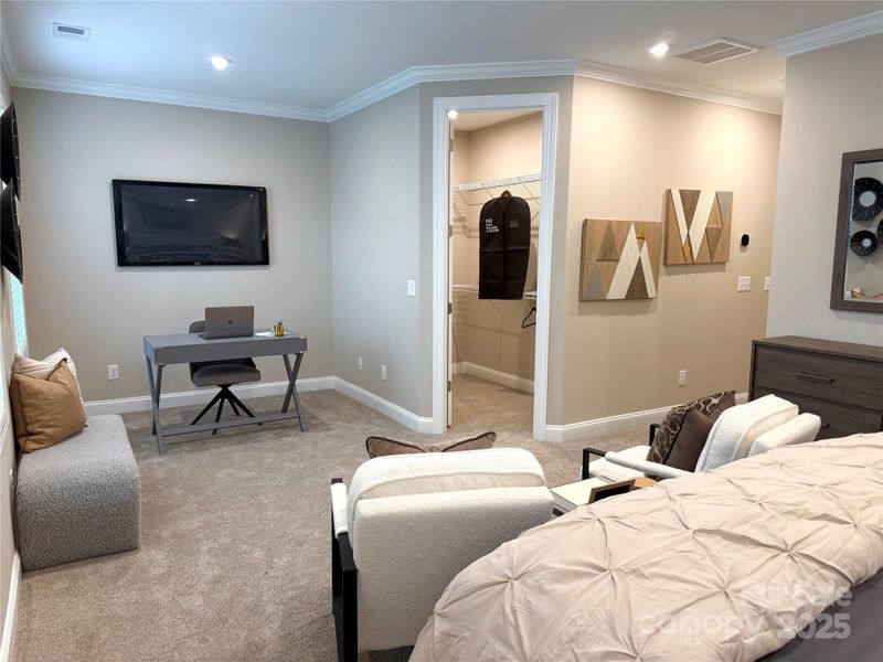 Furnished interior view inside a new home in The Townes at Wade Ardrey, Charlotte (Image 23).