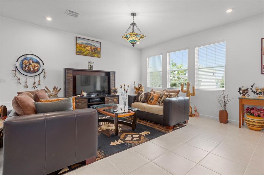 Furnished interior view inside a new home in , Groveland (Image 39).