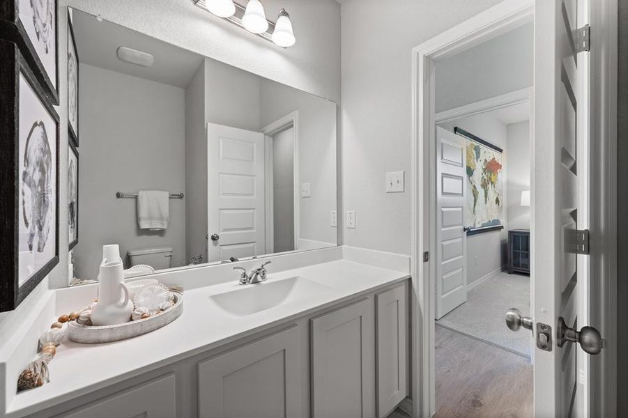 Furnished interior view inside a new home in Baker Farms, Cleburne (Image 26).