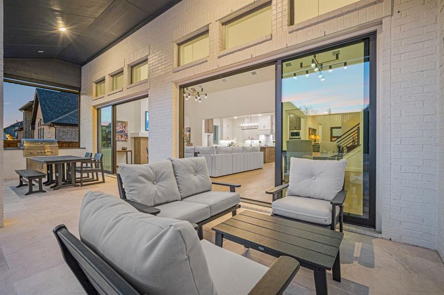 Exterior details and patio area of a home in Trophy Club, Trophy Club (Image 21).