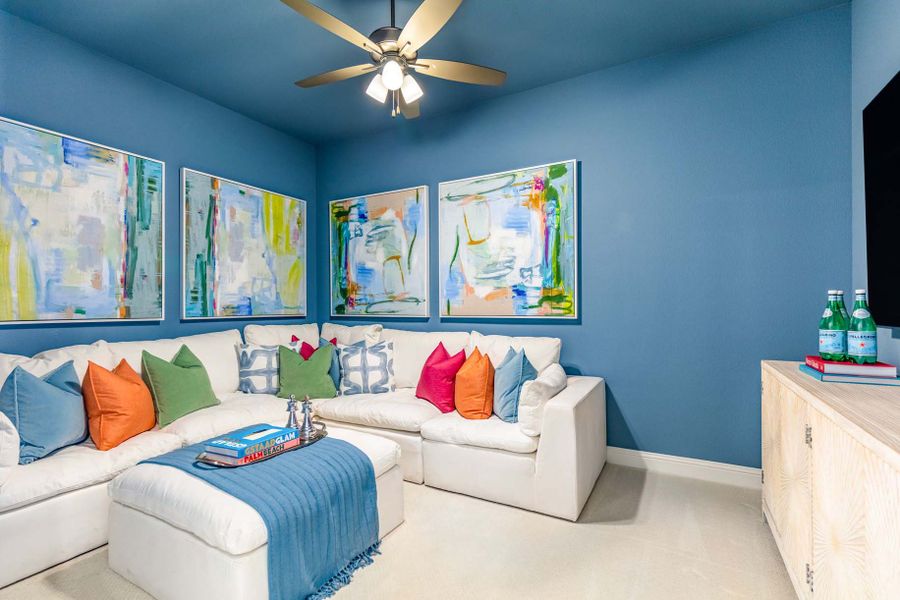 Representative Entertainment Room - some options shown