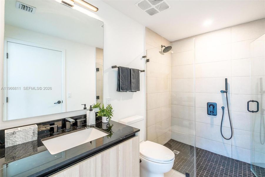 Furnished interior view inside a new home in , Miami (Image 39).