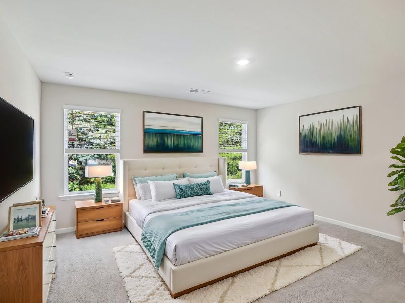 Furnished interior view inside a new home in Artisan Walk, Fairburn (Image 7).