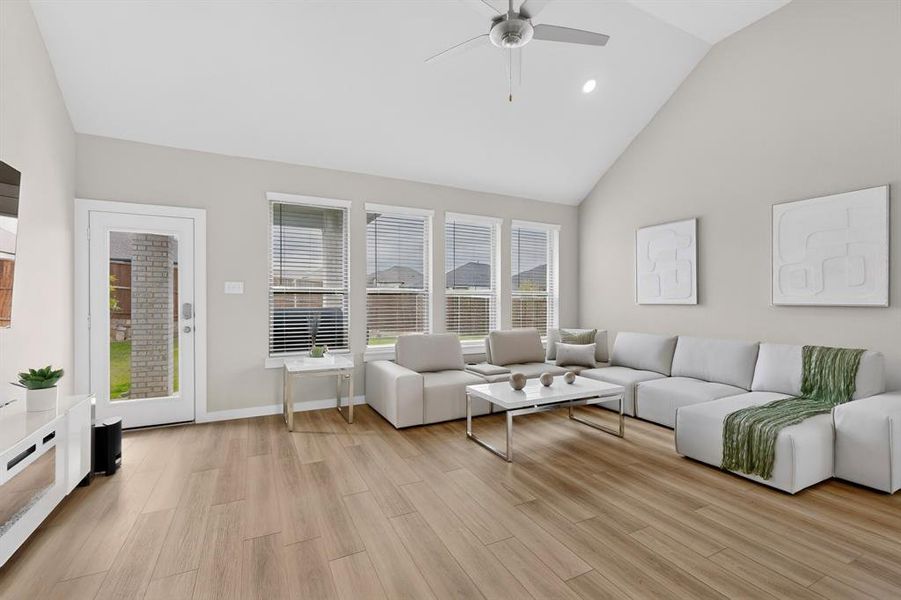 Furnished interior view inside a new home in Oakmont Park, Red Oak (Image 10).