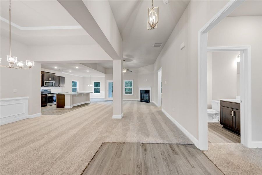 Spacious, unfurnished interior of a new home in Scarlett Place, Bowdon (Image 16).