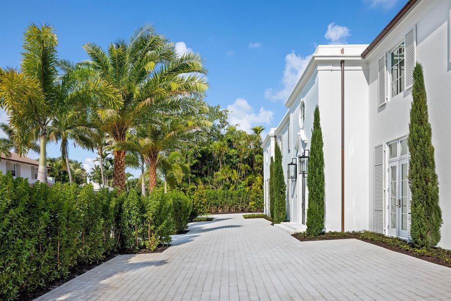 Entrance Driveway