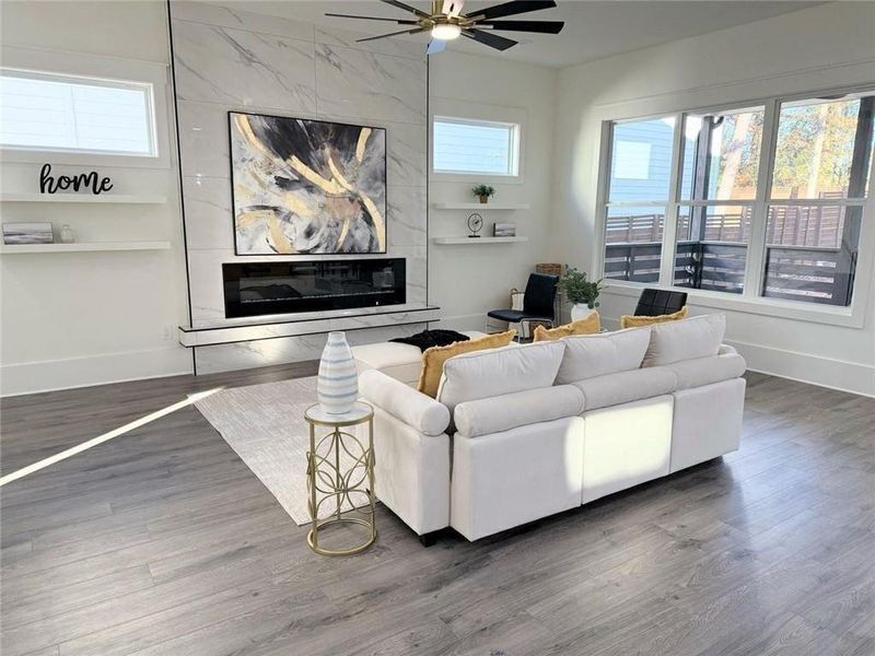 Furnished interior view inside a new home in , Scottdale (Image 11).